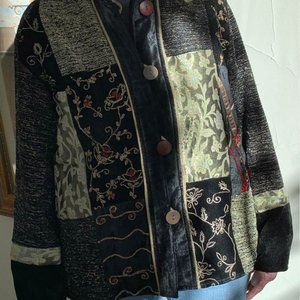 SALE! NEW Timbuktu Station Patchwork Jacket Size Medium. Retail $120